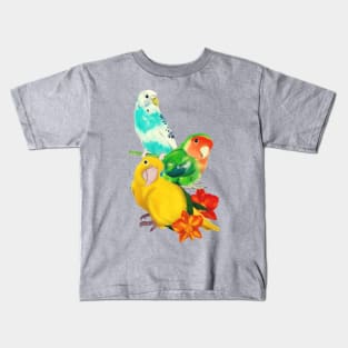 Beautiful Birds Kids T-Shirt